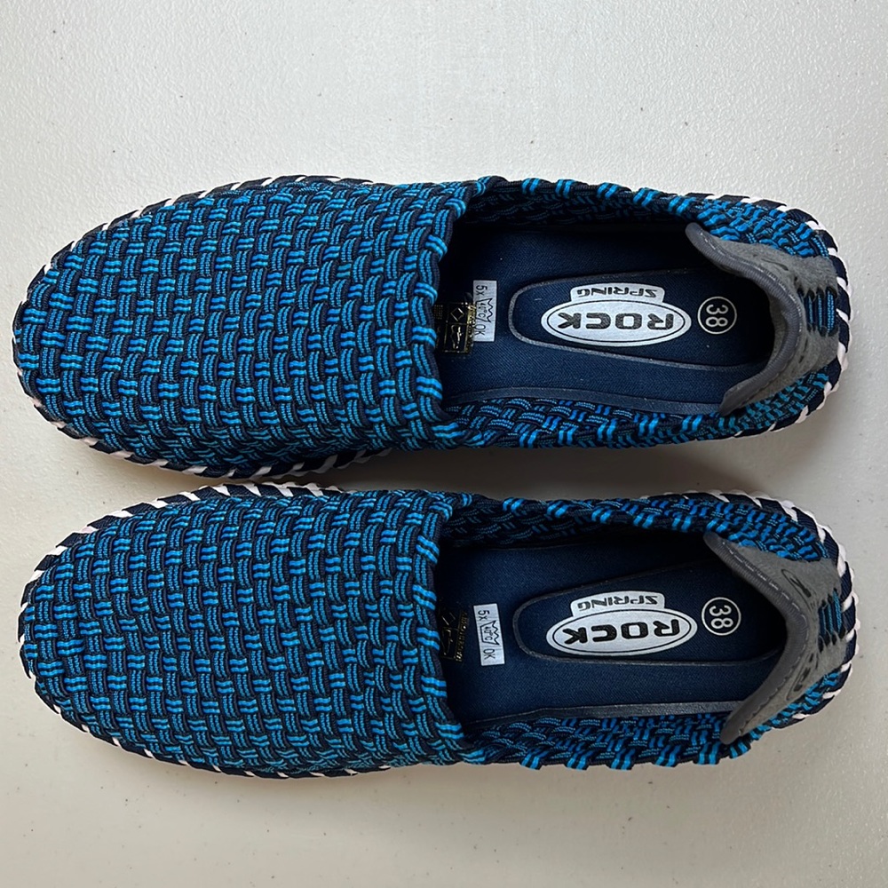 Rock Spring Memory foam slip on shoes.